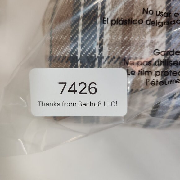 Vintage Five Brother Plaid Button Shirt Mens Medium Tall  Pockets Heavy Duty USA - Picture 16 of 16